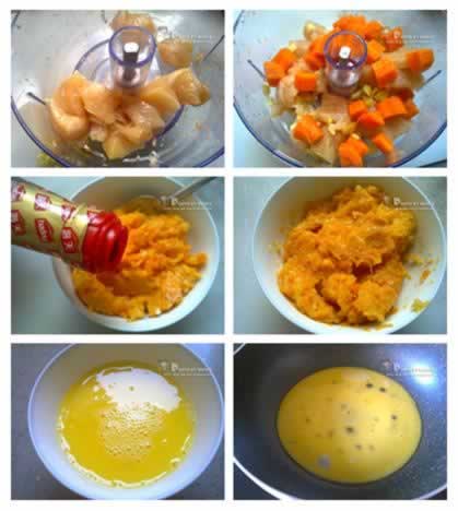 海苔鸡肉蛋卷的做法(早餐菜谱)