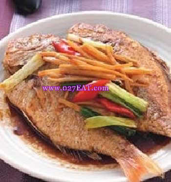 姜丝烧鱼_姜丝烧鱼的做法_图解姜丝烧鱼怎么做,如何做的做法