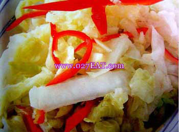 酸辣白菜苔_酸辣白菜苔的做法_图解酸辣白菜苔怎么做,如何做的做法