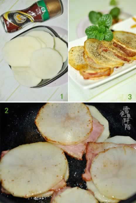 黑胡椒培根土豆的做法(荤素搭配菜谱)