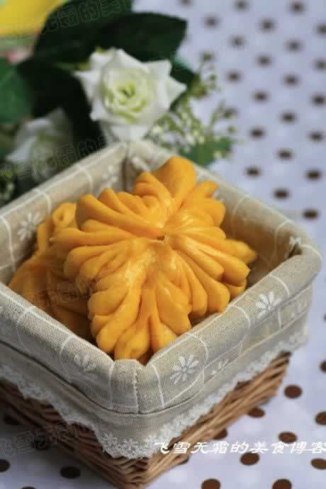 菊花卷的做法(早餐菜谱)