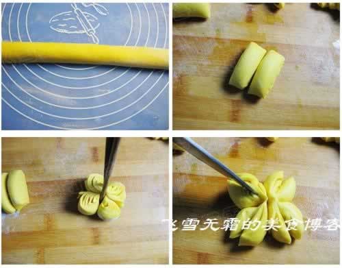 菊花卷的做法(早餐菜谱)