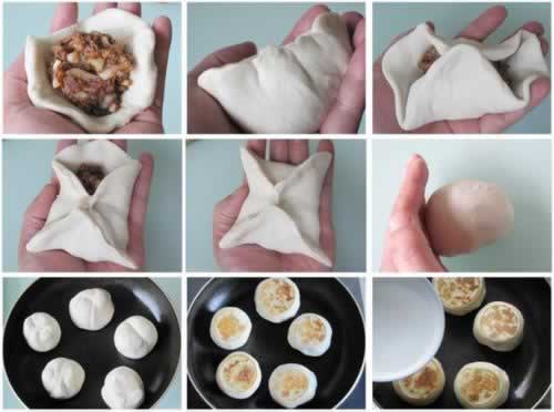 老北京名点门钉肉饼的做法(早餐菜谱)