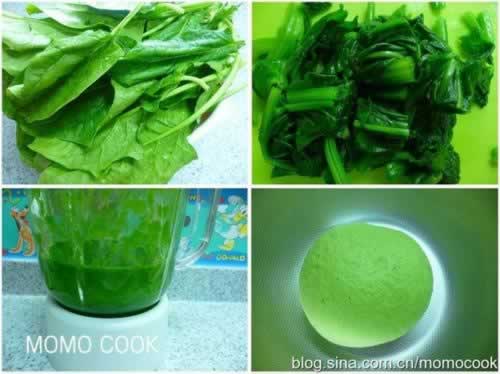 小青蛙菠菜面包的做法(早餐菜谱)