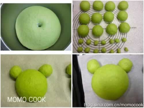 小青蛙菠菜面包的做法(早餐菜谱)