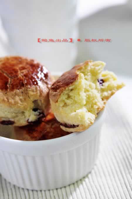 蔓越莓司康的做法(英伦下午茶菜谱)