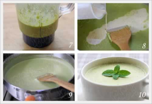 青豆奶油浓汤的做法(西式浓汤菜谱)