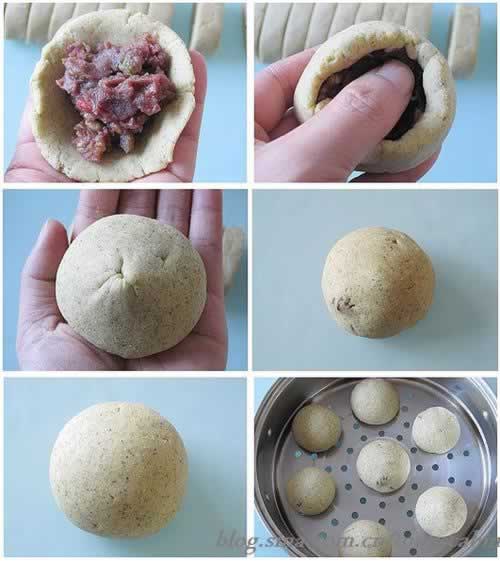 玉米绿豆馒头的做法(早餐菜谱)