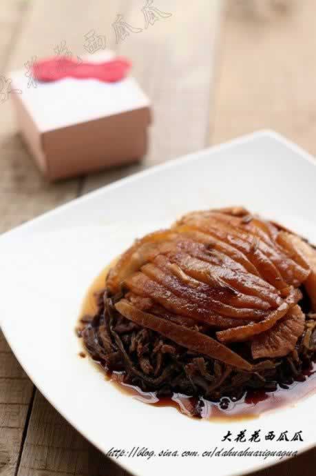 自制咸烧白的做法(荤菜菜谱)