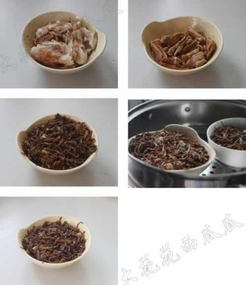 自制咸烧白的做法(荤菜菜谱)