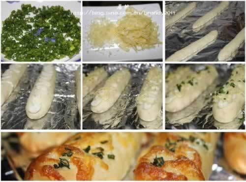 香葱芝士面包条的做法(早餐菜谱)