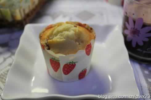 曼越莓马芬的做法(早餐菜谱)