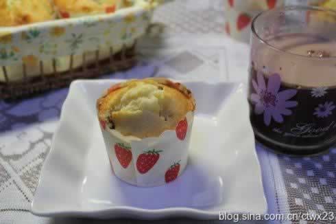 曼越莓马芬的做法(早餐菜谱)