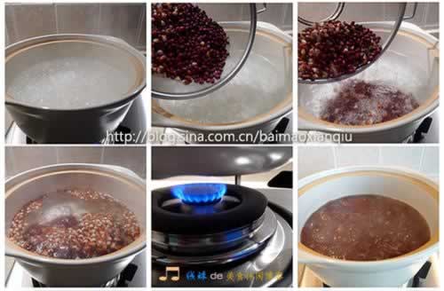 小豆年糕汤的做法