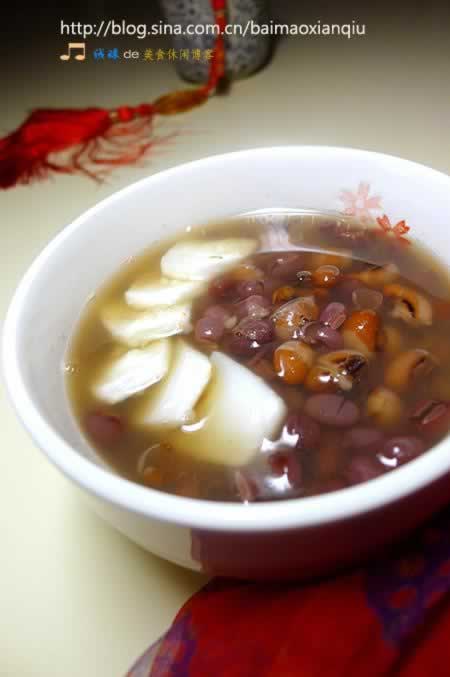 小豆年糕汤的做法