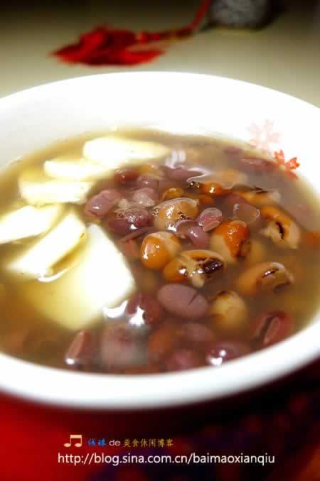 小豆年糕汤的做法