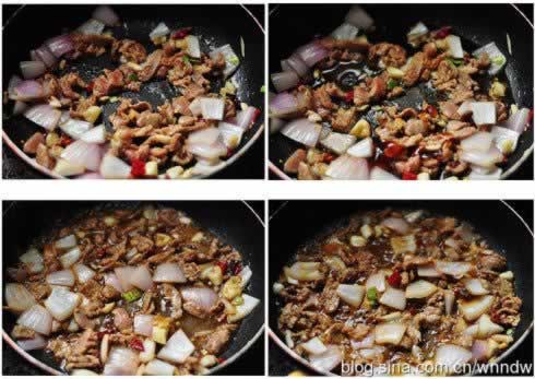 二节子炒面的做法