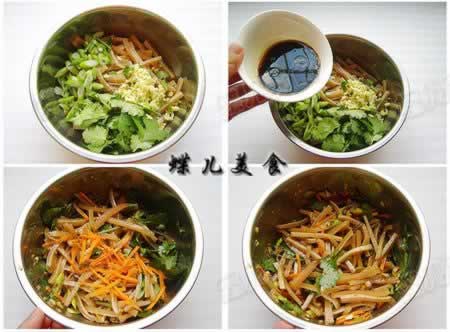 凉拌猪皮的做法