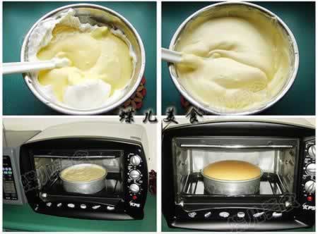 烫面戚风裱花蛋糕的做法