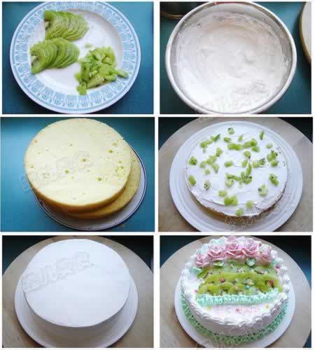 烫面戚风裱花蛋糕的做法