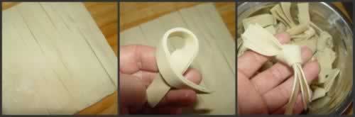 彩椒炒豆腐皮结的做法