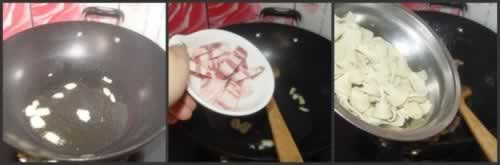 彩椒炒豆腐皮结的做法