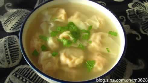 虾仁韭黄馄饨的做法
