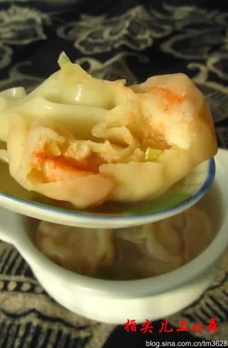 虾仁韭黄馄饨的做法