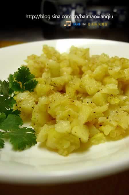 炒洋芋疙瘩的做法