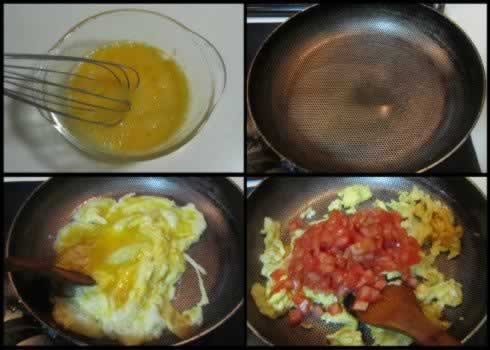 西红柿鸡蛋山药面的做法