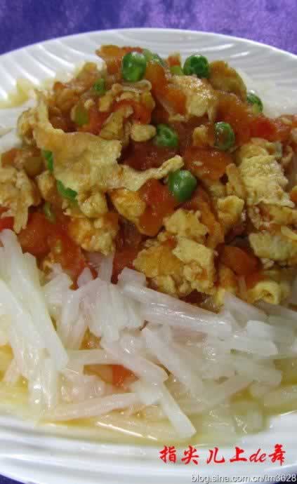 西红柿鸡蛋山药面的做法