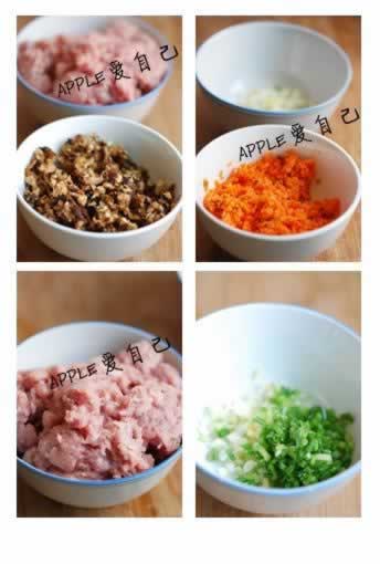 自制上海香菇猪肉生煎包子的做法