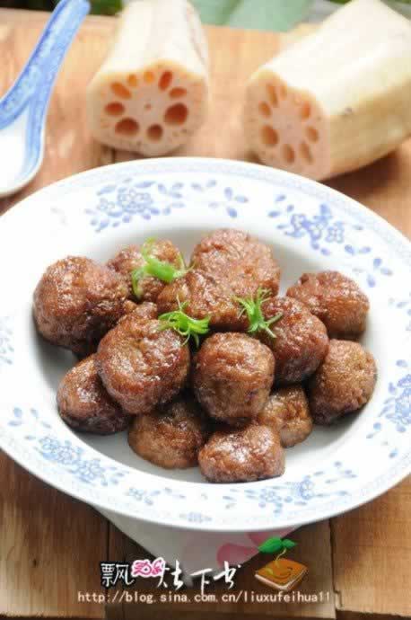 糖醋藕丸的做法