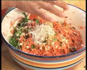 烤肉炒馕和菜团的做法