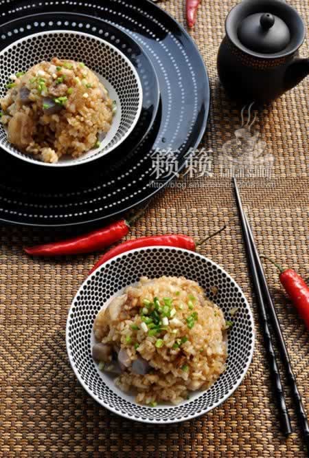 芋头咸干饭的做法