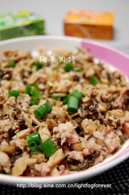 梅菜蒸肉饼的做法