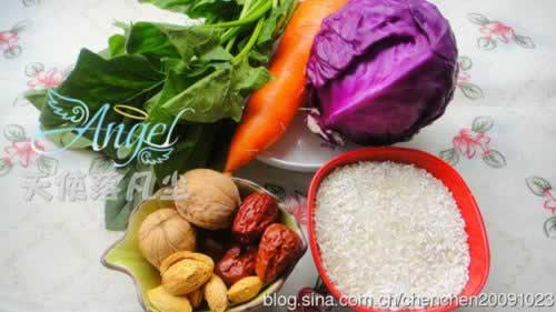 营养彩色饭团的做法