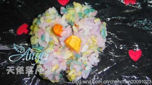 营养彩色饭团的做法