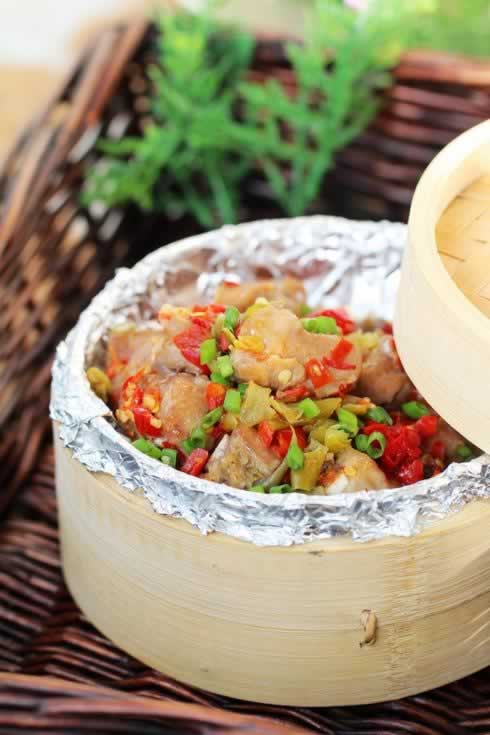 豆豉双椒蒸排骨的做法