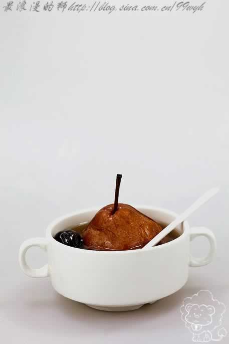 冰糖桂花红枣炖红梨的做法