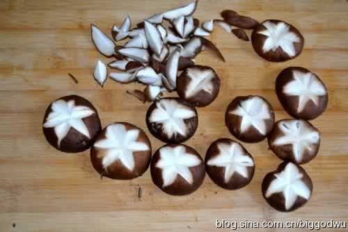 详细教你做香菇的五角星的做法