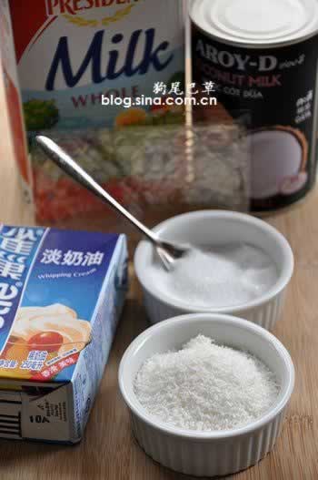 椰香奶冻的做法