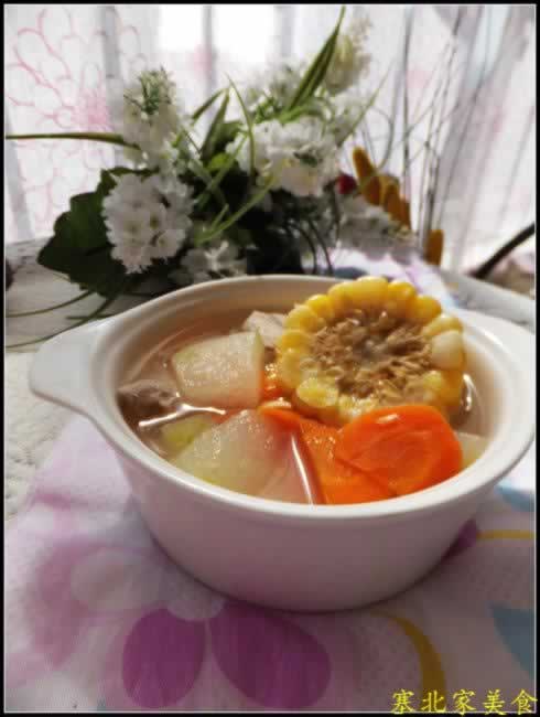 冬瓜玉米汤的做法