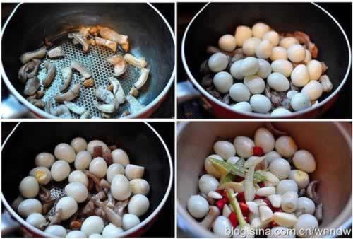 猪皮鹌鹑蛋莲藕煲的做法