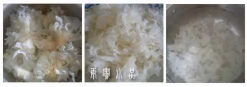 木瓜银耳糖水的做法