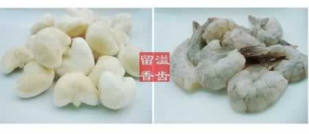 嫩菱风尾虾的做法