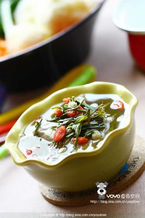 茉莉绿茶汤的做法