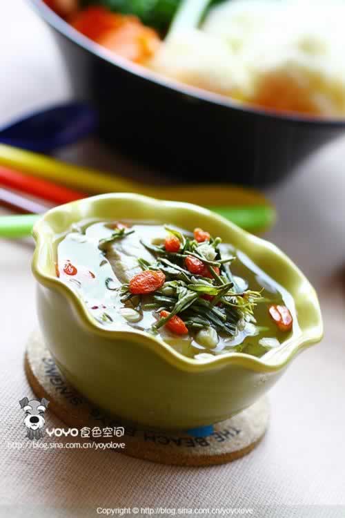 茉莉绿茶汤的做法