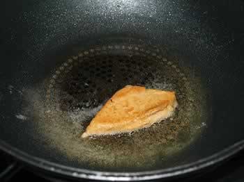 煎素鹅肝佐苹果泥的做法