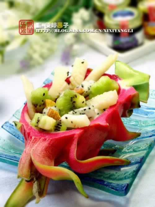 双果杏仁烩墨鱼的做法